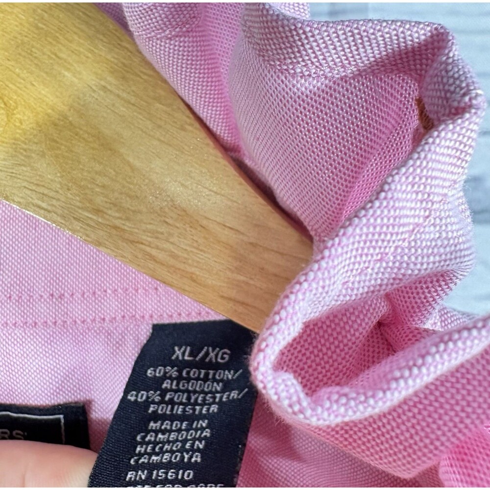 Upcycled Re-worked Dockers Ruffle Collar XL Bubblegum Pink Barbiecore - Picture 3 of 8